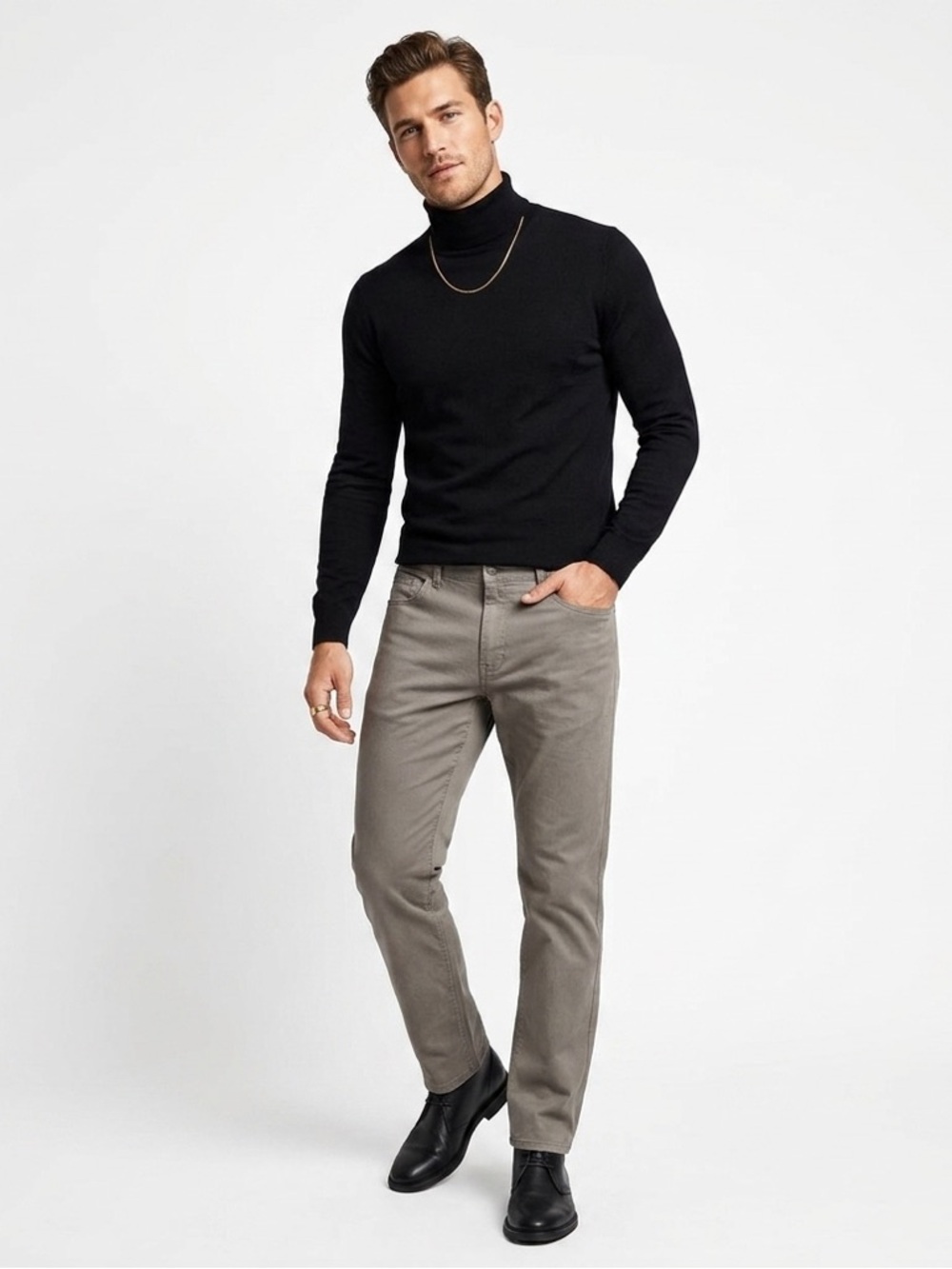 Orvis Men’s 5 Pocket Straight Leg Grey Cotton Pants size 40x32